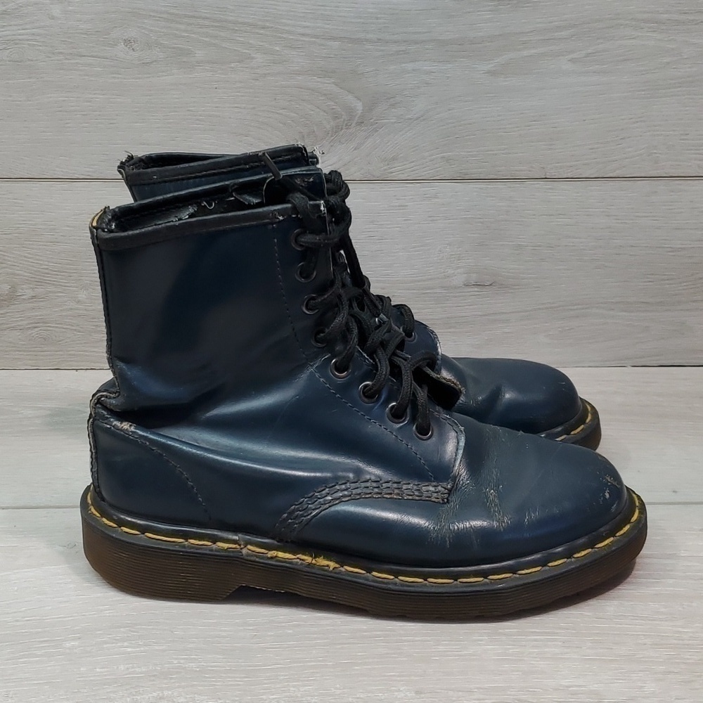 Vintage Doc Dr.Martens Womens The Original England Chunky Boots shoes UK5 US7 - Picture 2 of 14